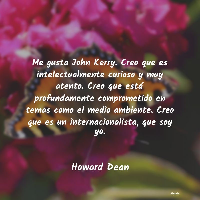 Frases de Howard Dean