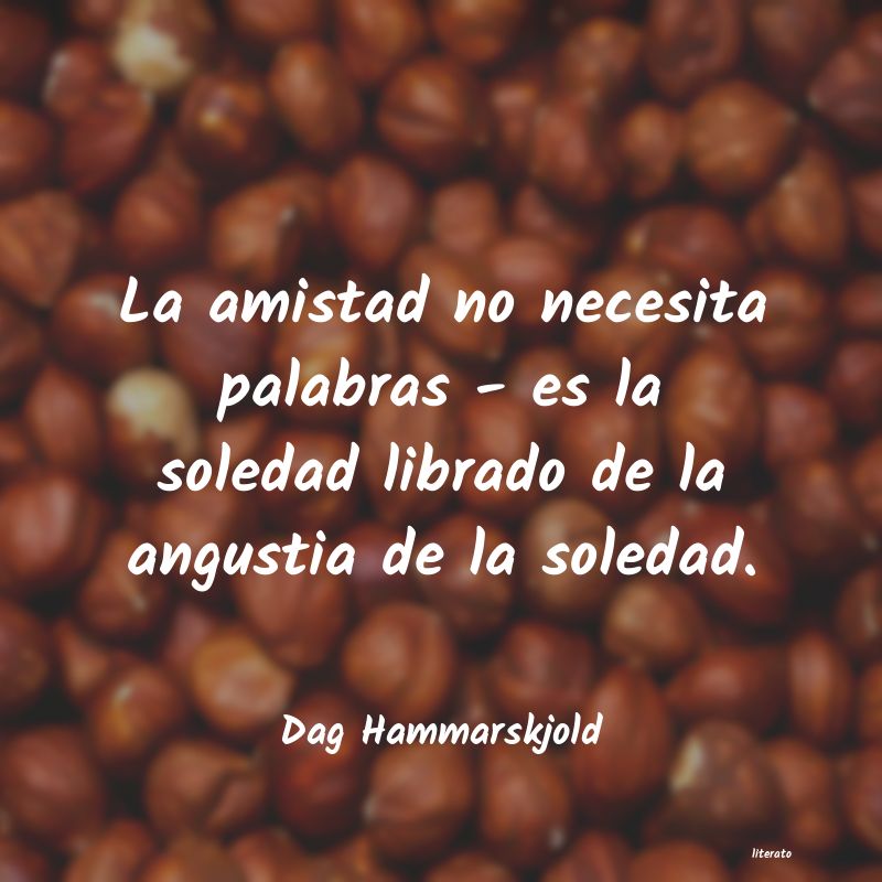 frases de Dag Hammarskjold
