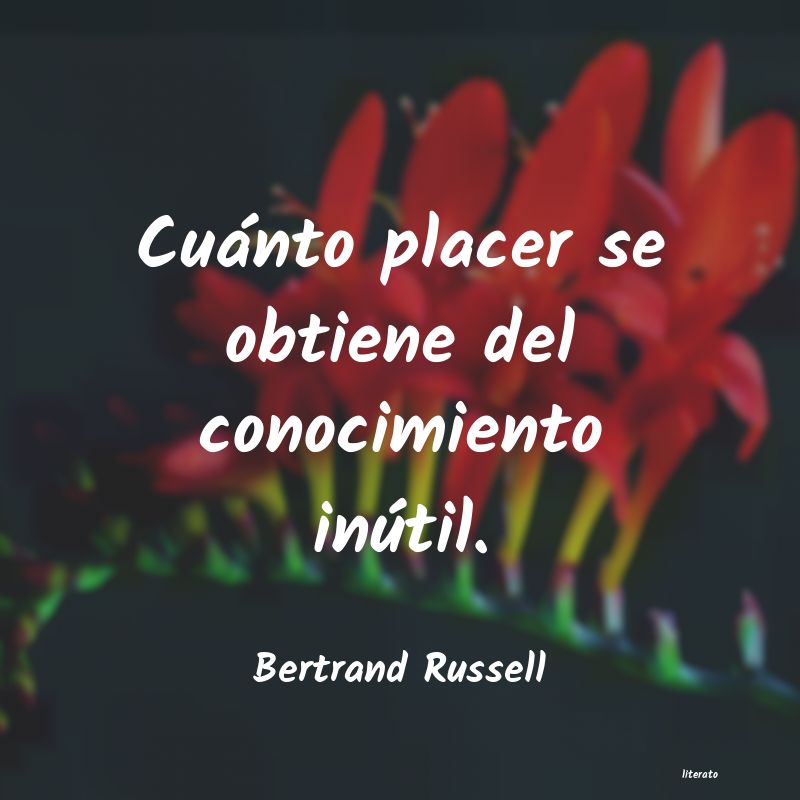 Frases de Bertrand Russell