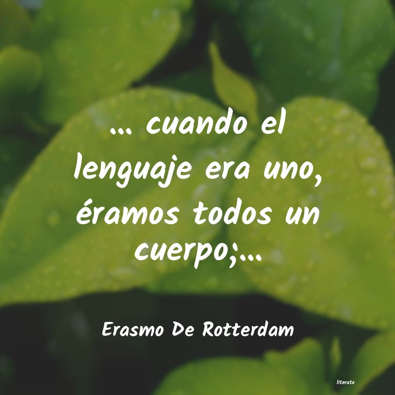 Frases de Erasmo De Rotterdam