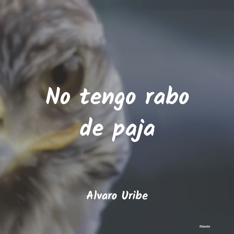 Frases de Alvaro Uribe