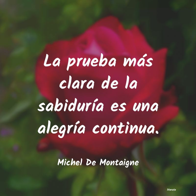 frases de Michel De Montaigne