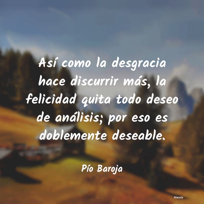 Frases de Pío Baroja