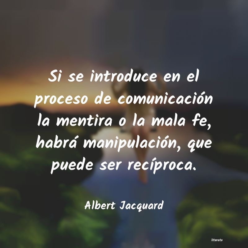 Frases de Albert Jacquard