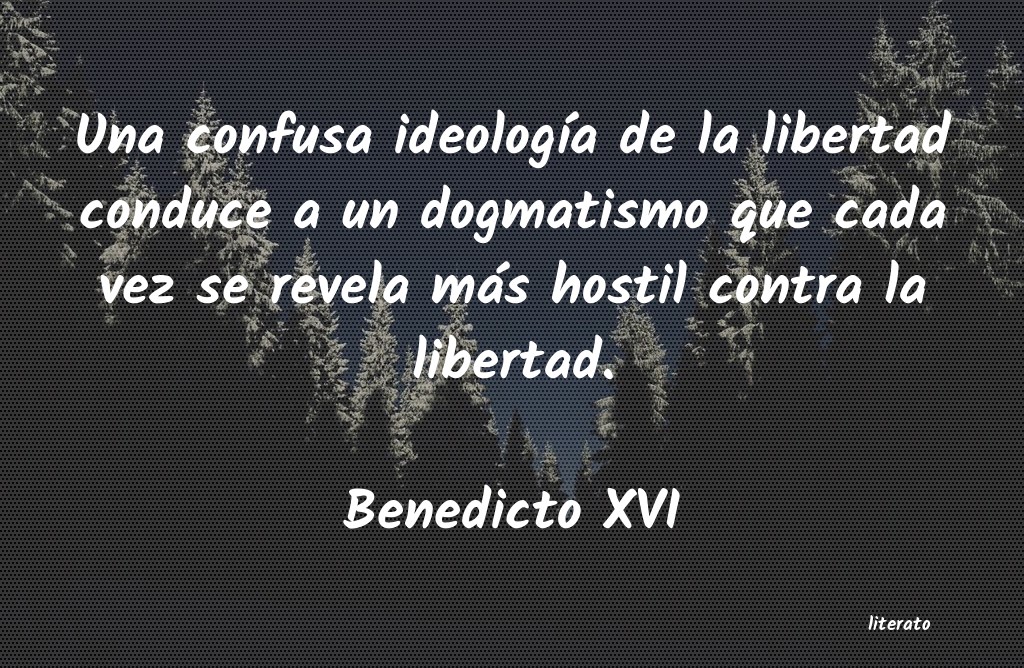 Frases de Benedicto XVI