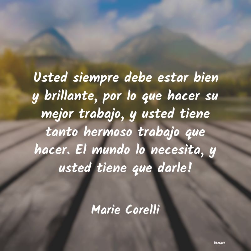 Frases de Marie Corelli