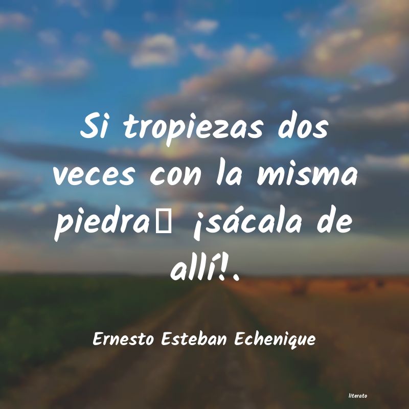 frases de Ernesto Esteban Echenique