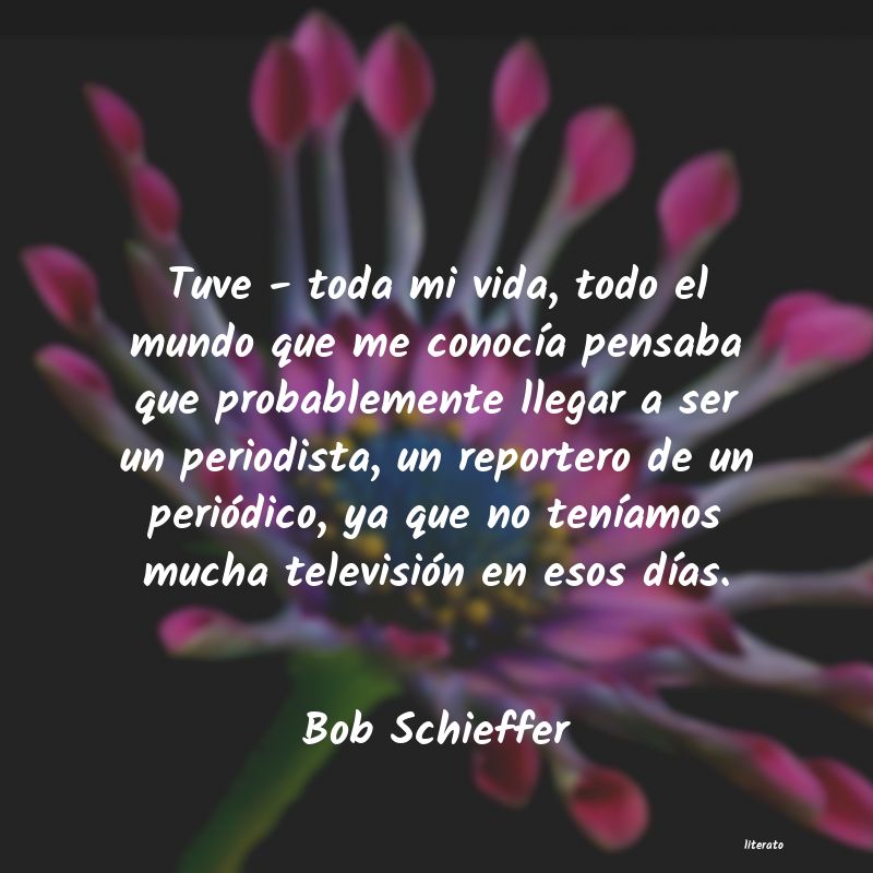 frases de Bob Schieffer