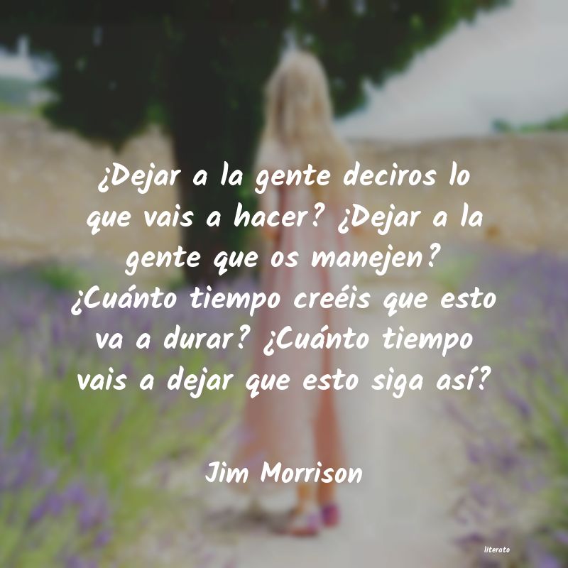 Frases de Jim Morrison