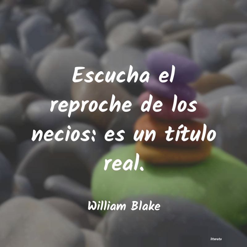 Frases de William Blake