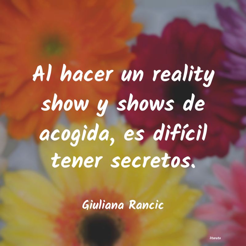 frases de Giuliana Rancic