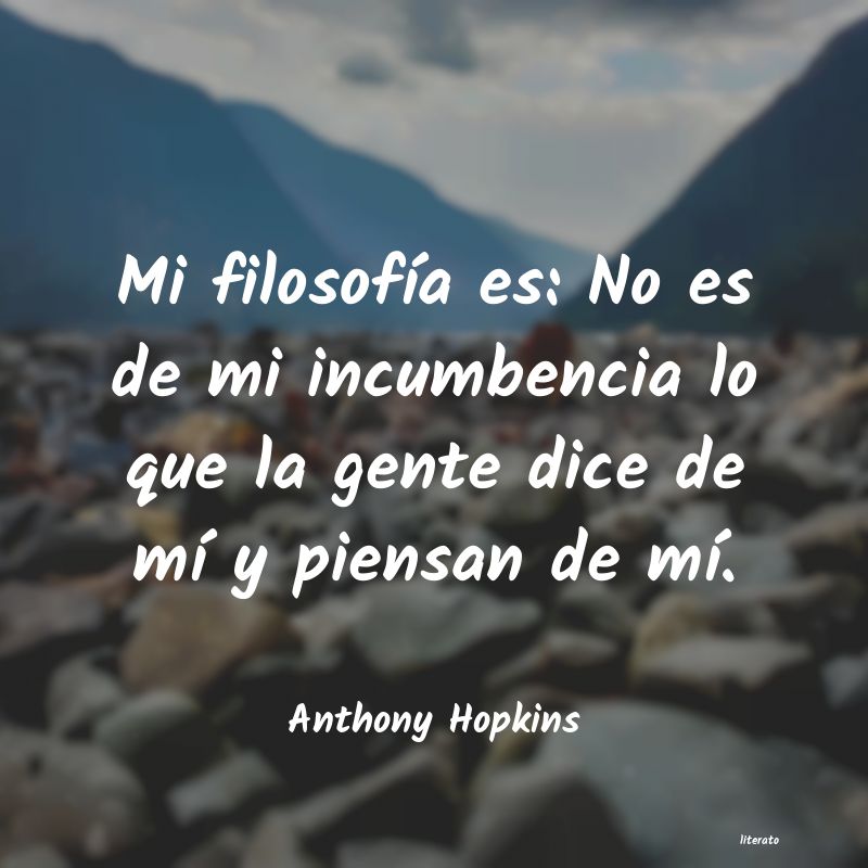 Frases de Anthony Hopkins