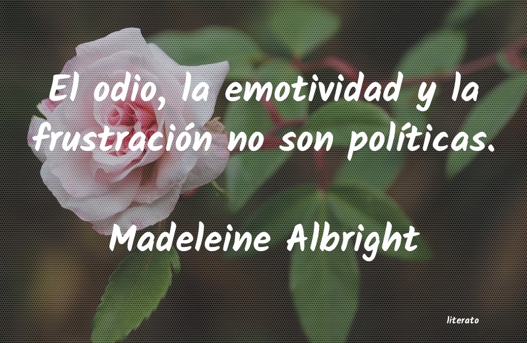 Frases de Madeleine Albright