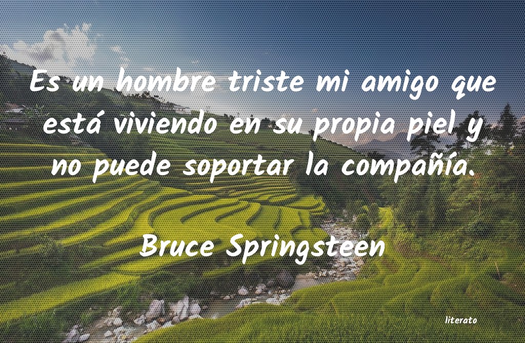 Frases de Bruce Springsteen