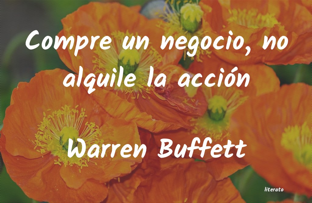 Frases de Warren Buffett