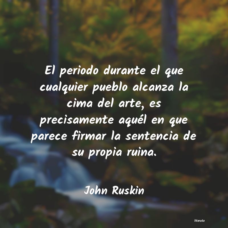 frases de John Ruskin