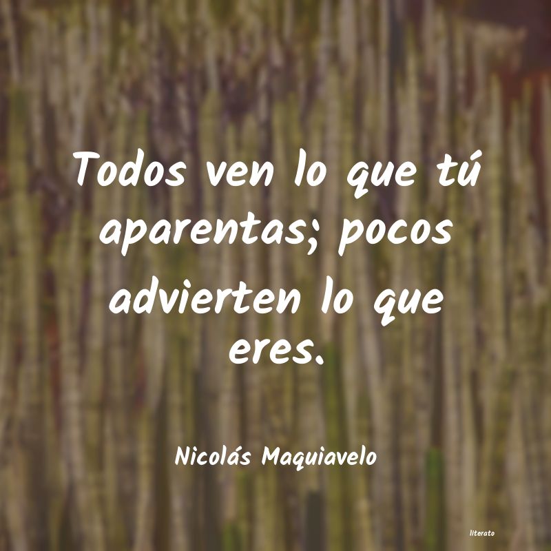 frases de Nicolás Maquiavelo