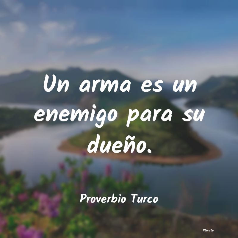 Frases de Proverbio Turco