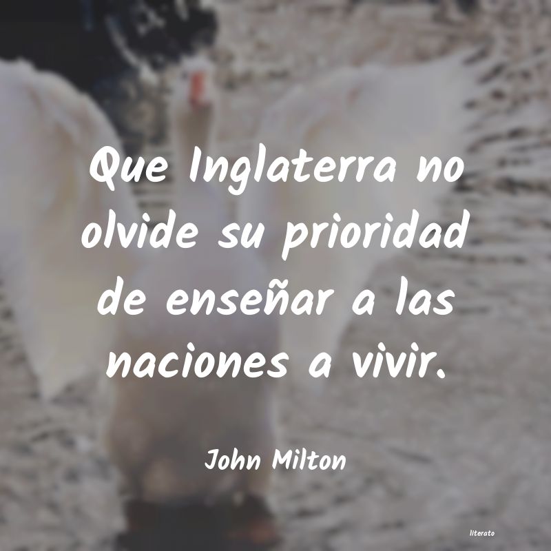 frases de John Milton