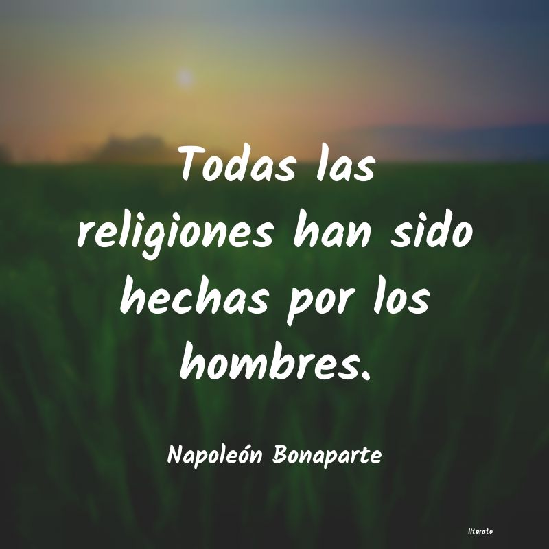 frases de Napoleón Bonaparte