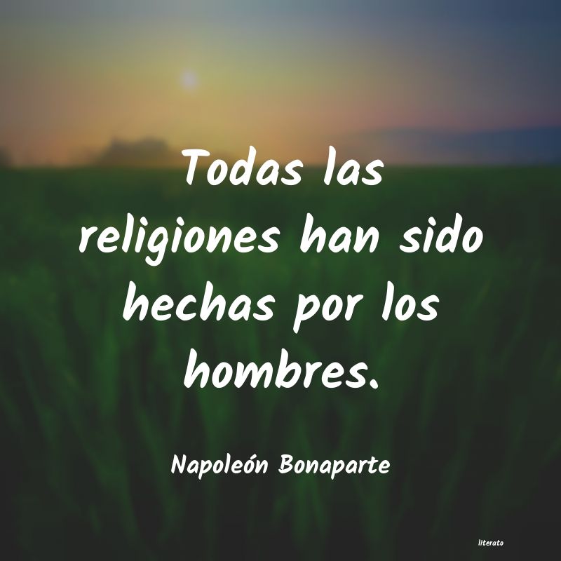 Frases de Napoleón Bonaparte