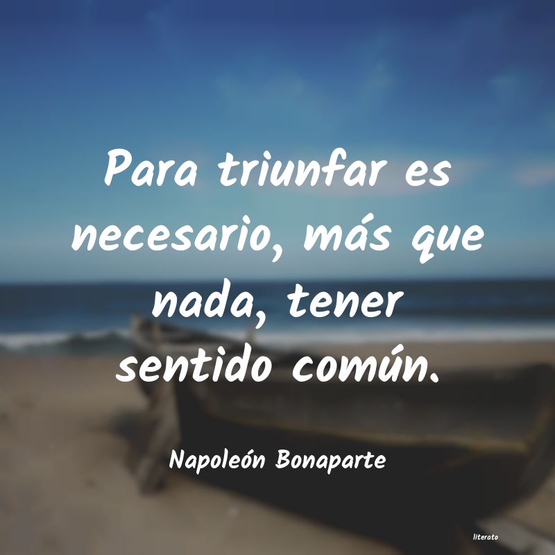 Frases de Napoleón Bonaparte