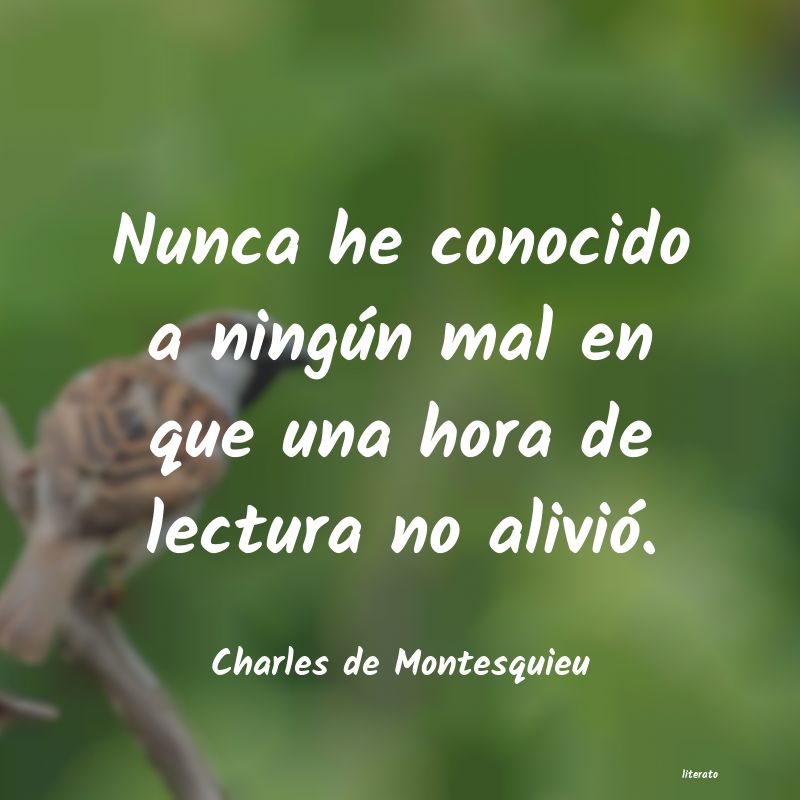 frases de Charles de Montesquieu