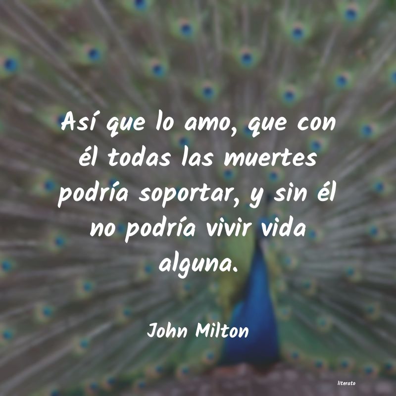 frases de John Milton