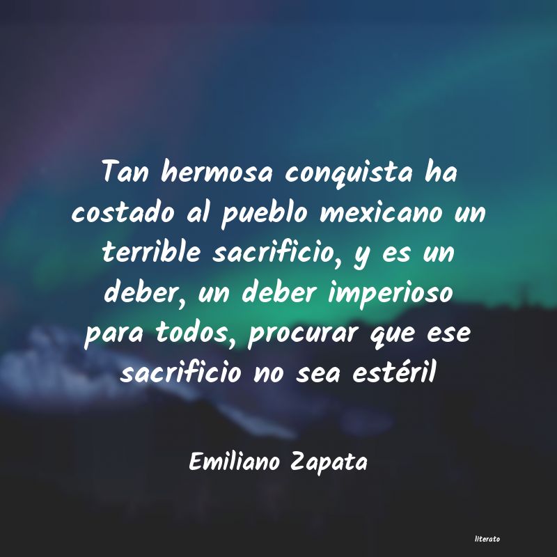 Frases de Emiliano Zapata