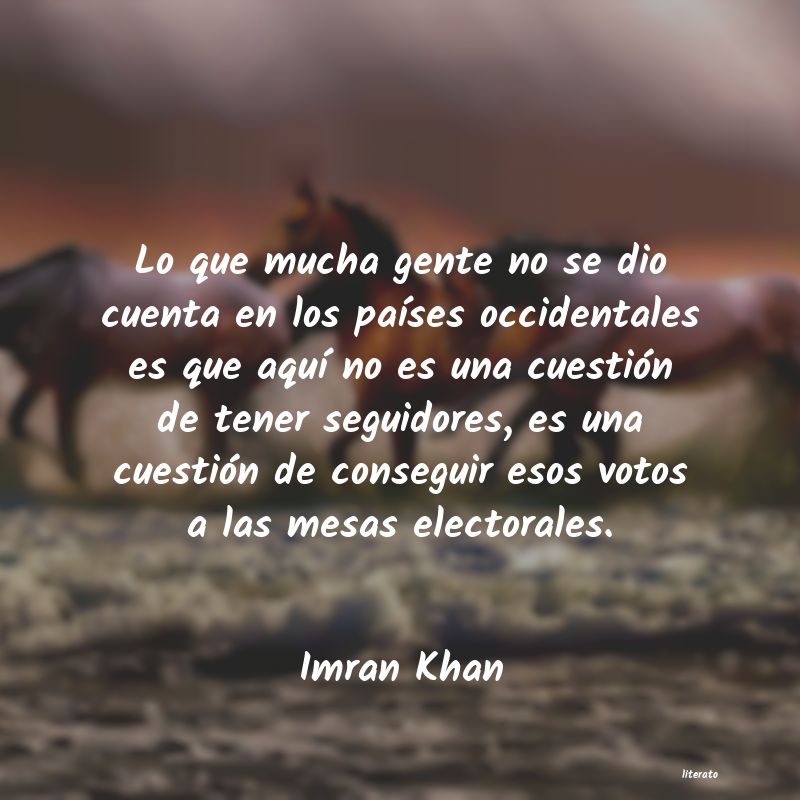 Frases de Imran Khan