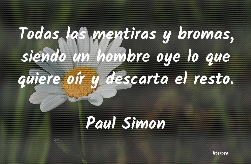 Frases de Paul Simon