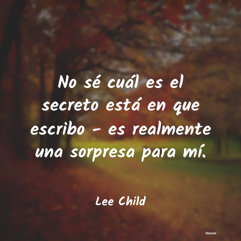 frases de Lee Child
