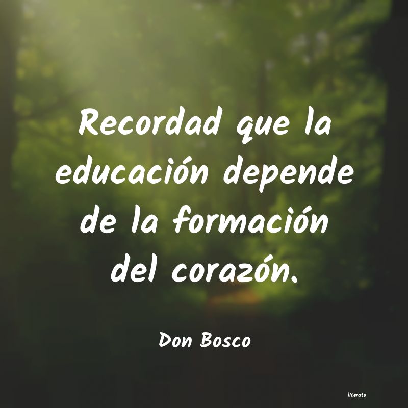 Frases de Don Bosco