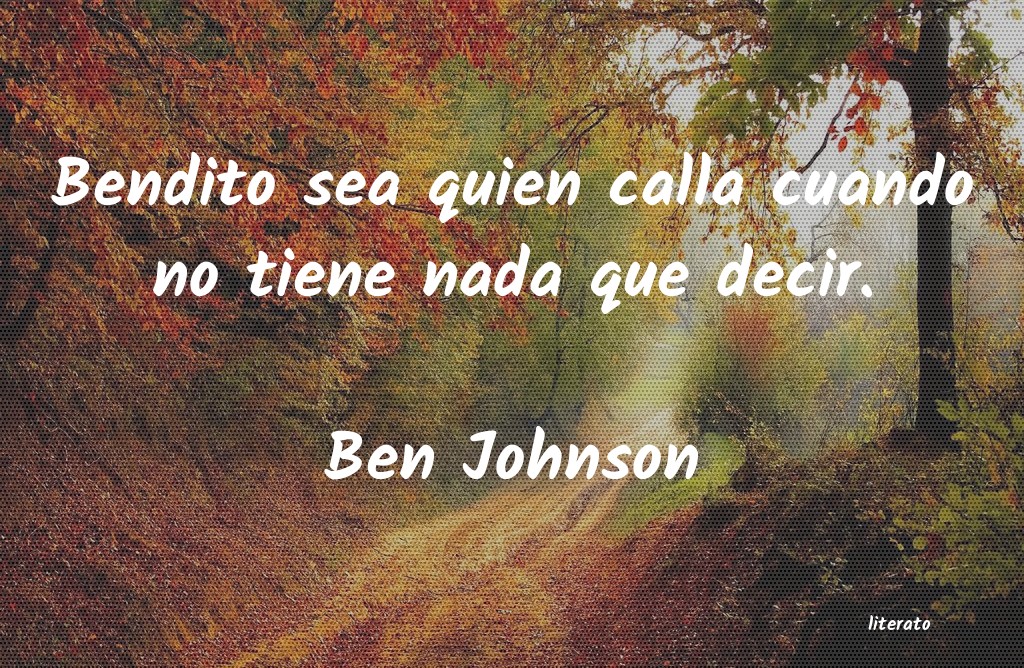 Frases de Ben Johnson