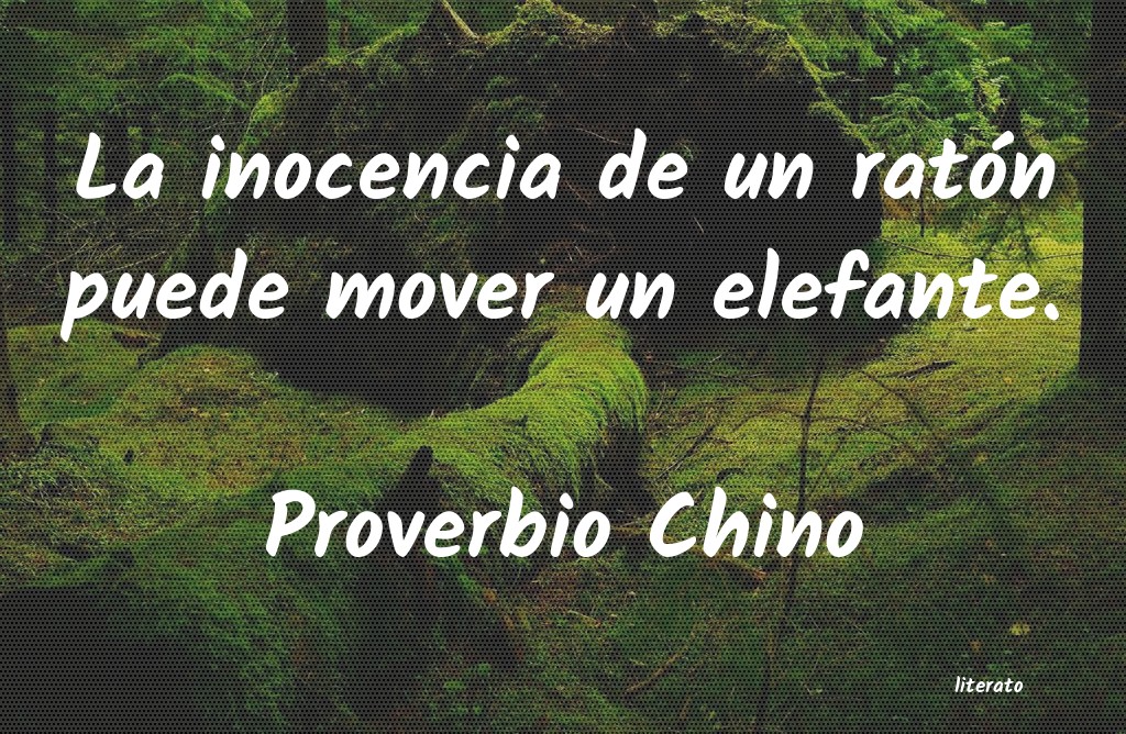 Frases de Proverbio Chino