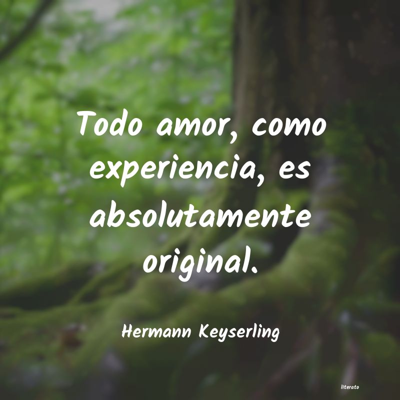 Frases de Hermann Keyserling