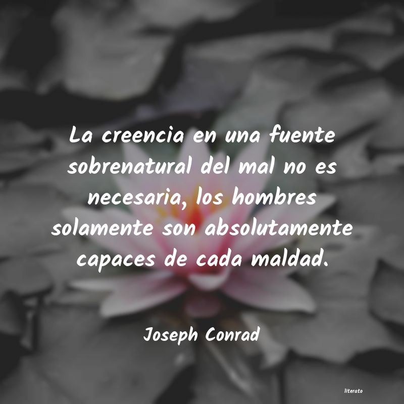 Frases de Joseph Conrad