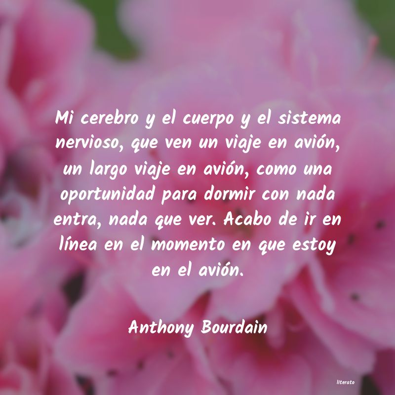 frases de Anthony Bourdain