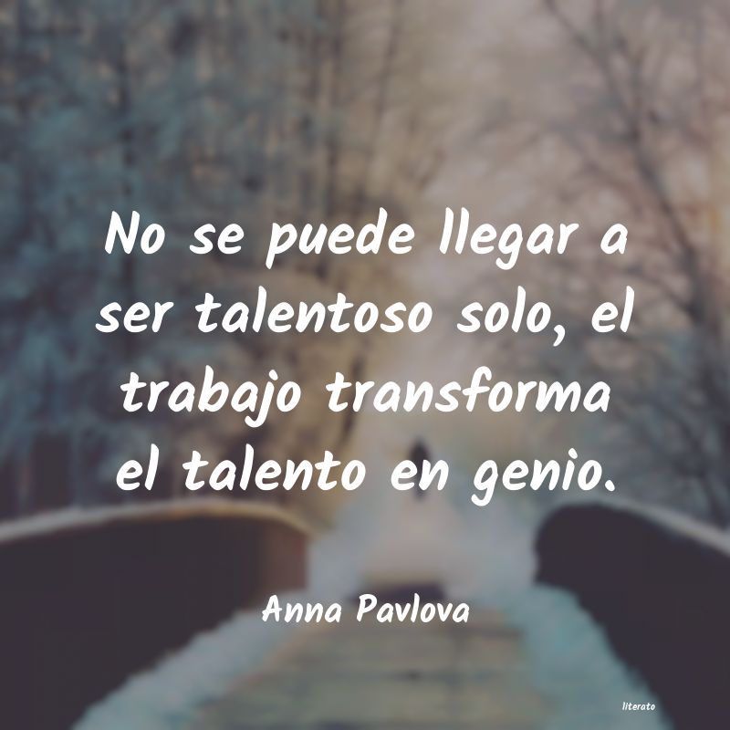 Frases de Anna Pavlova