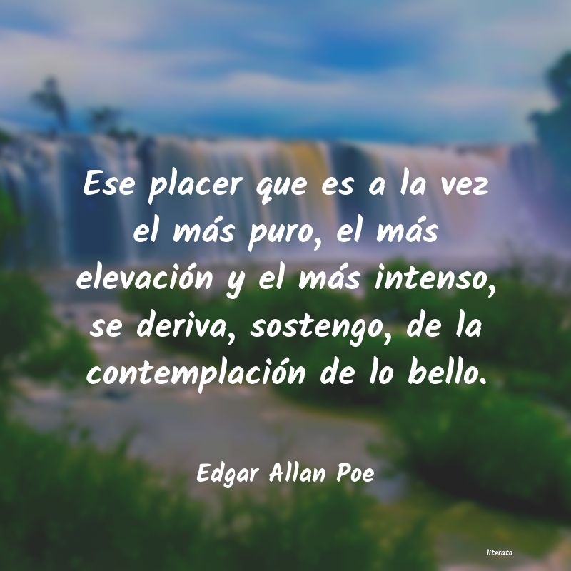 Frases de Edgar Allan Poe