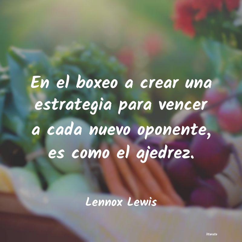 Frases de Lennox Lewis