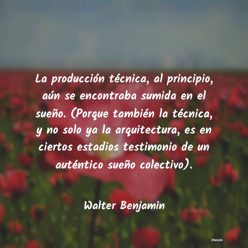 Frases de Walter Benjamin