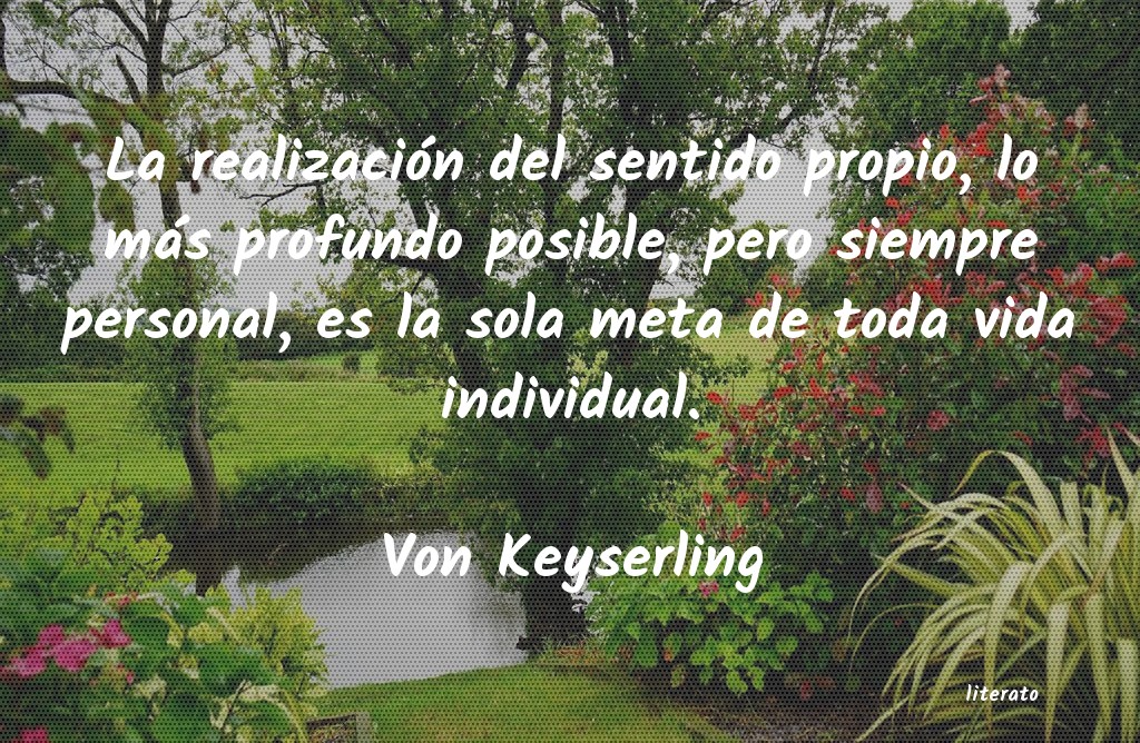 Frases de Von Keyserling