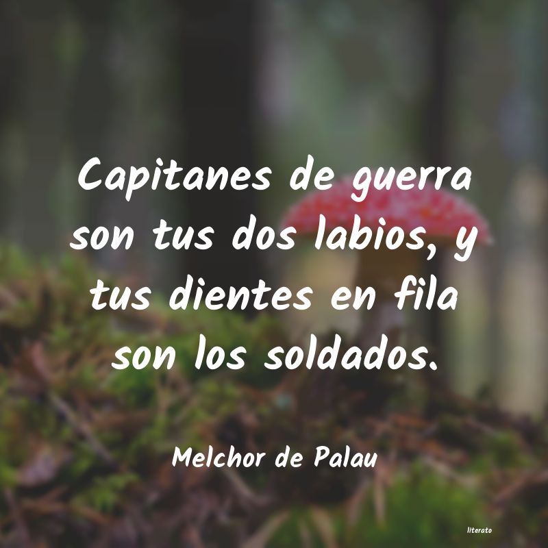 Frases de Melchor de Palau