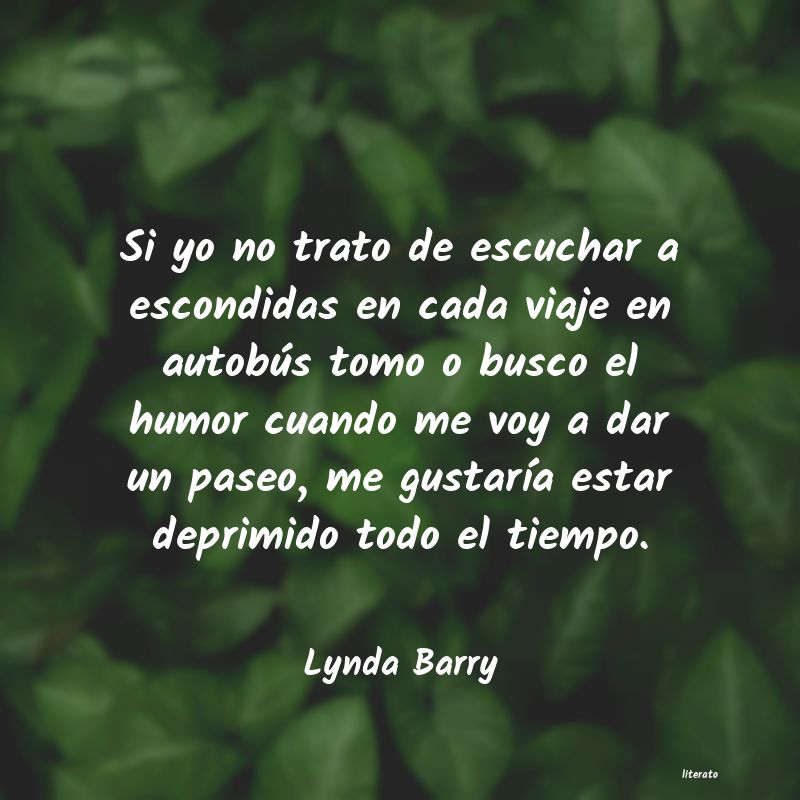 frases de Lynda Barry