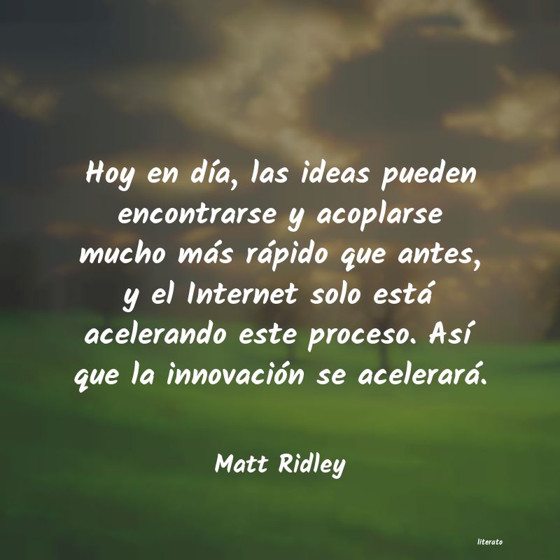 frases de Matt Ridley