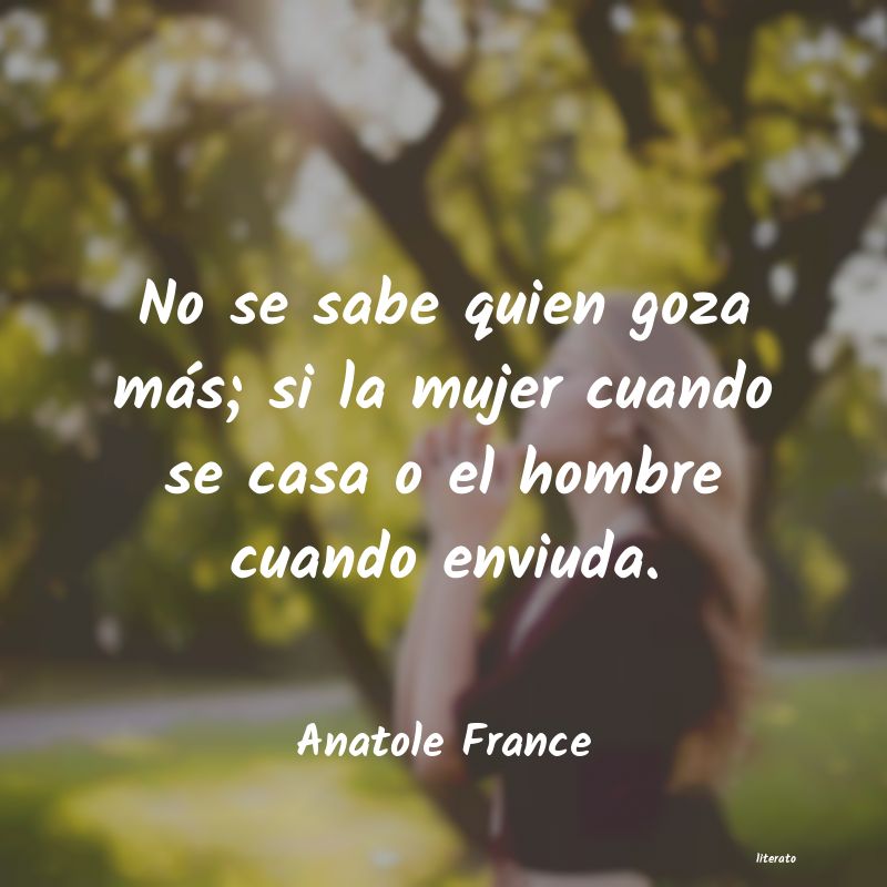 Frases de Anatole France