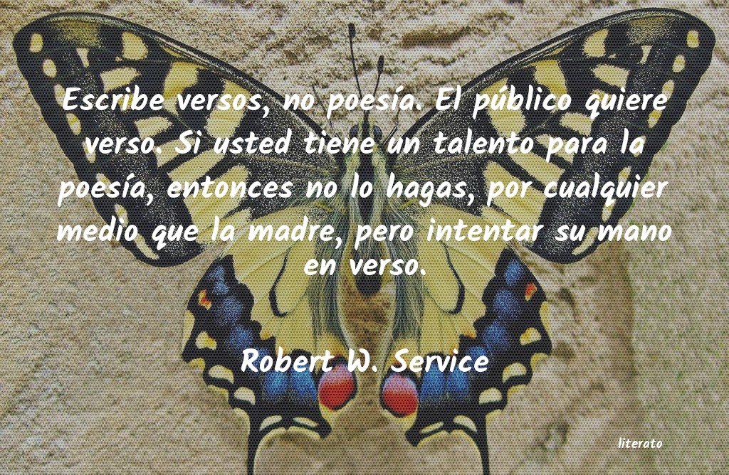 frases de Robert W. Service