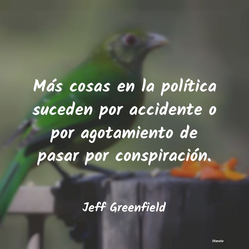 Frases de Jeff Greenfield