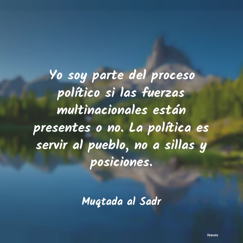 Frases de Muqtada al Sadr